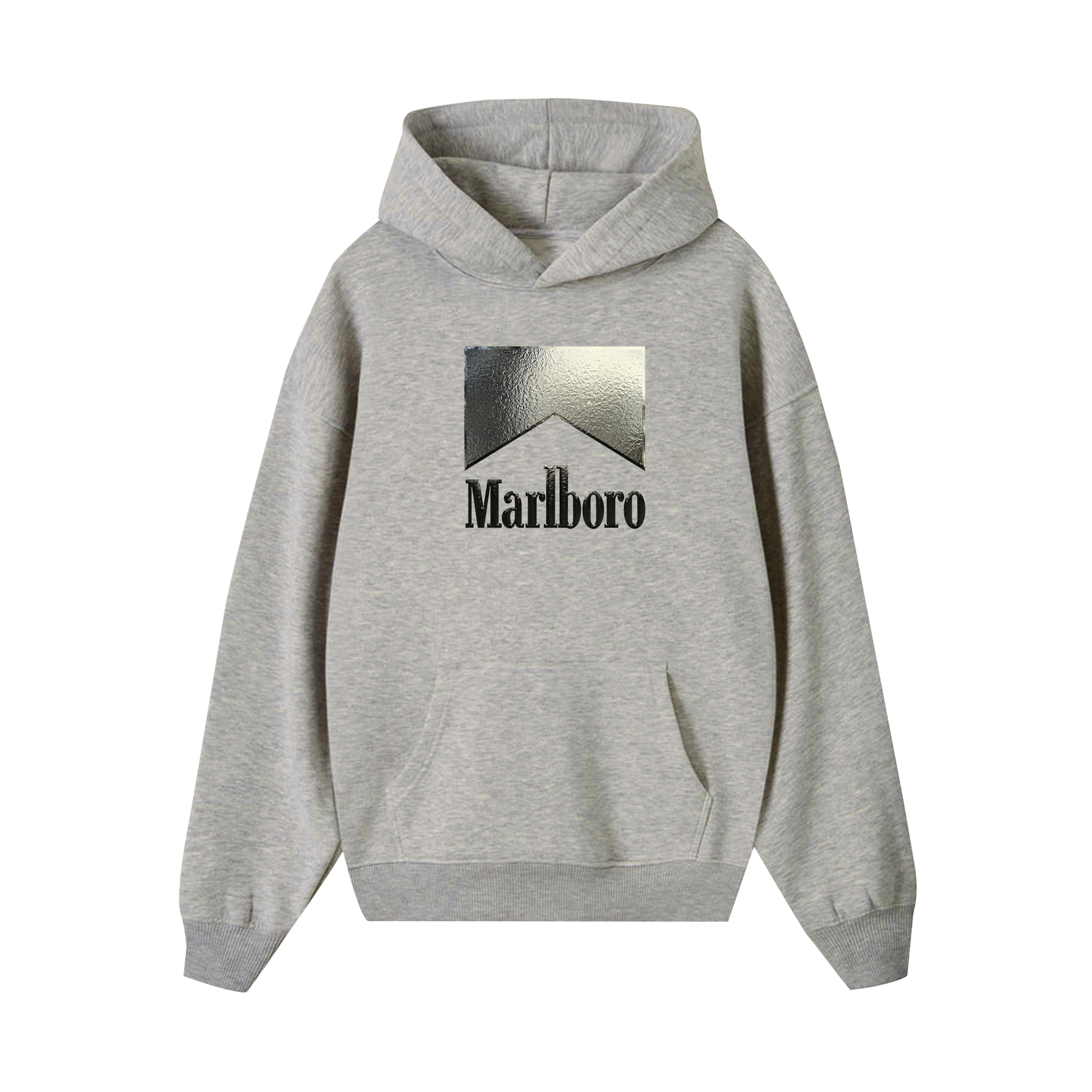 Marlboro Silver Logo Hoodie