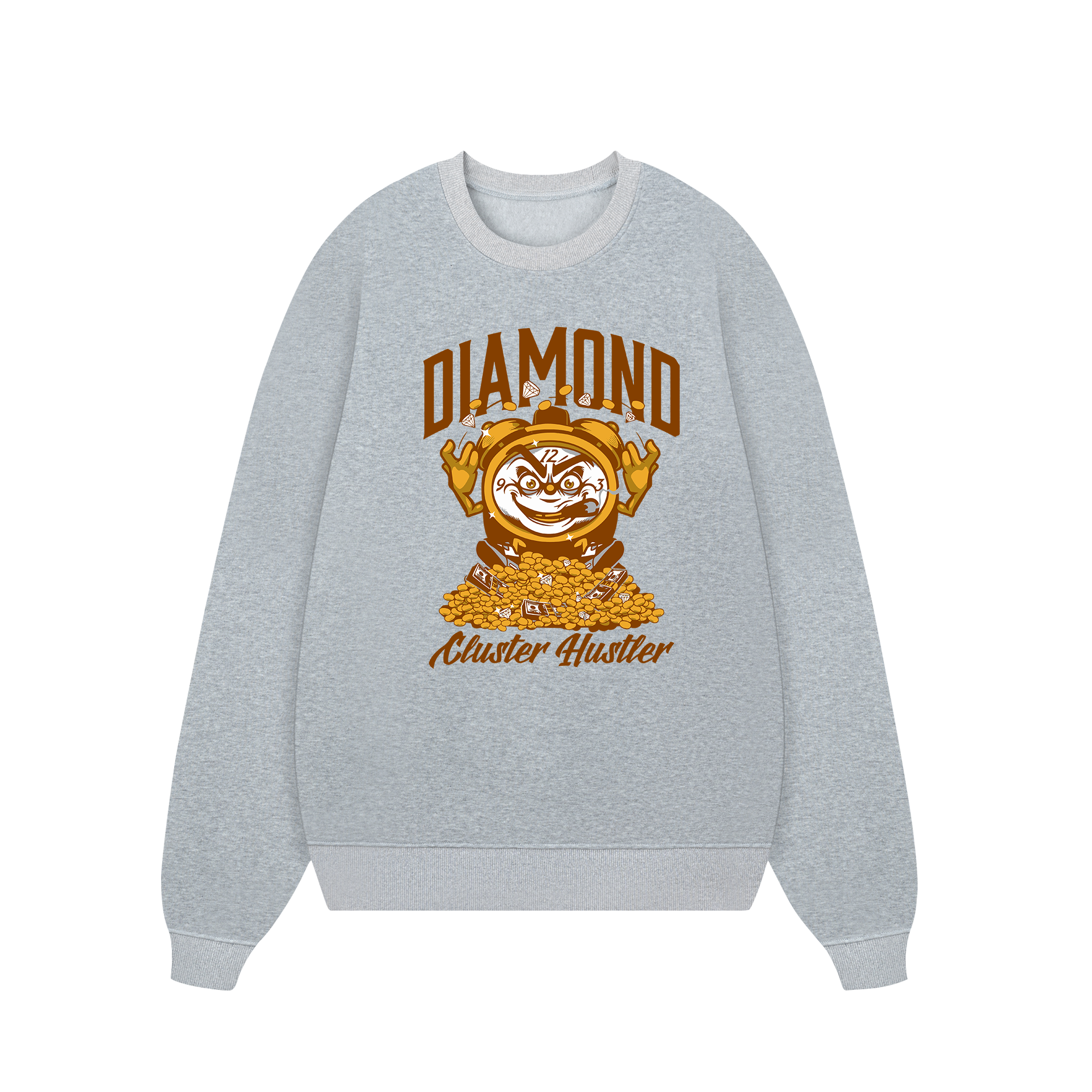 Money Diamond Cluster Hustler Sweater