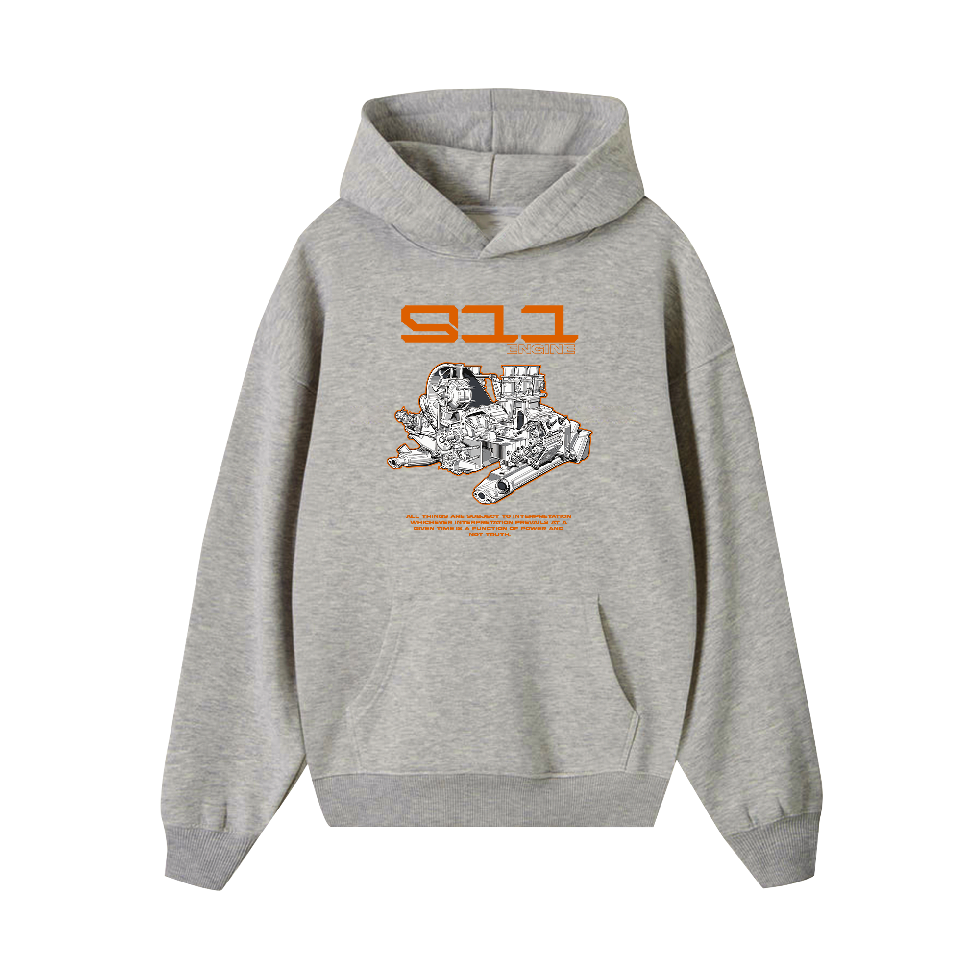 Porsche 911 Engine Hoodie