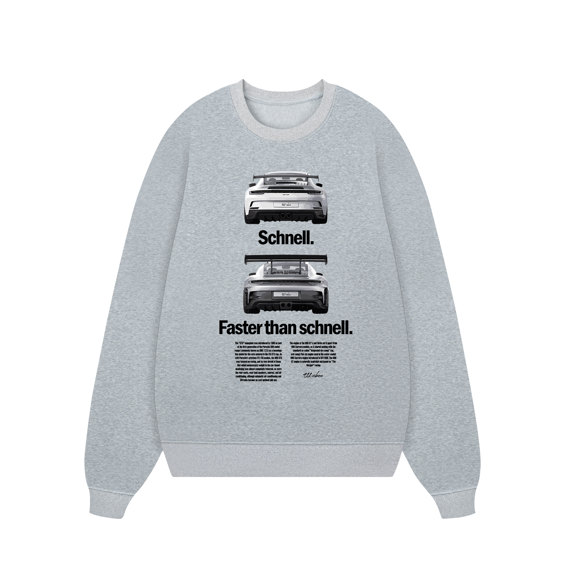 Porsche Faster Than Schnell Sweater