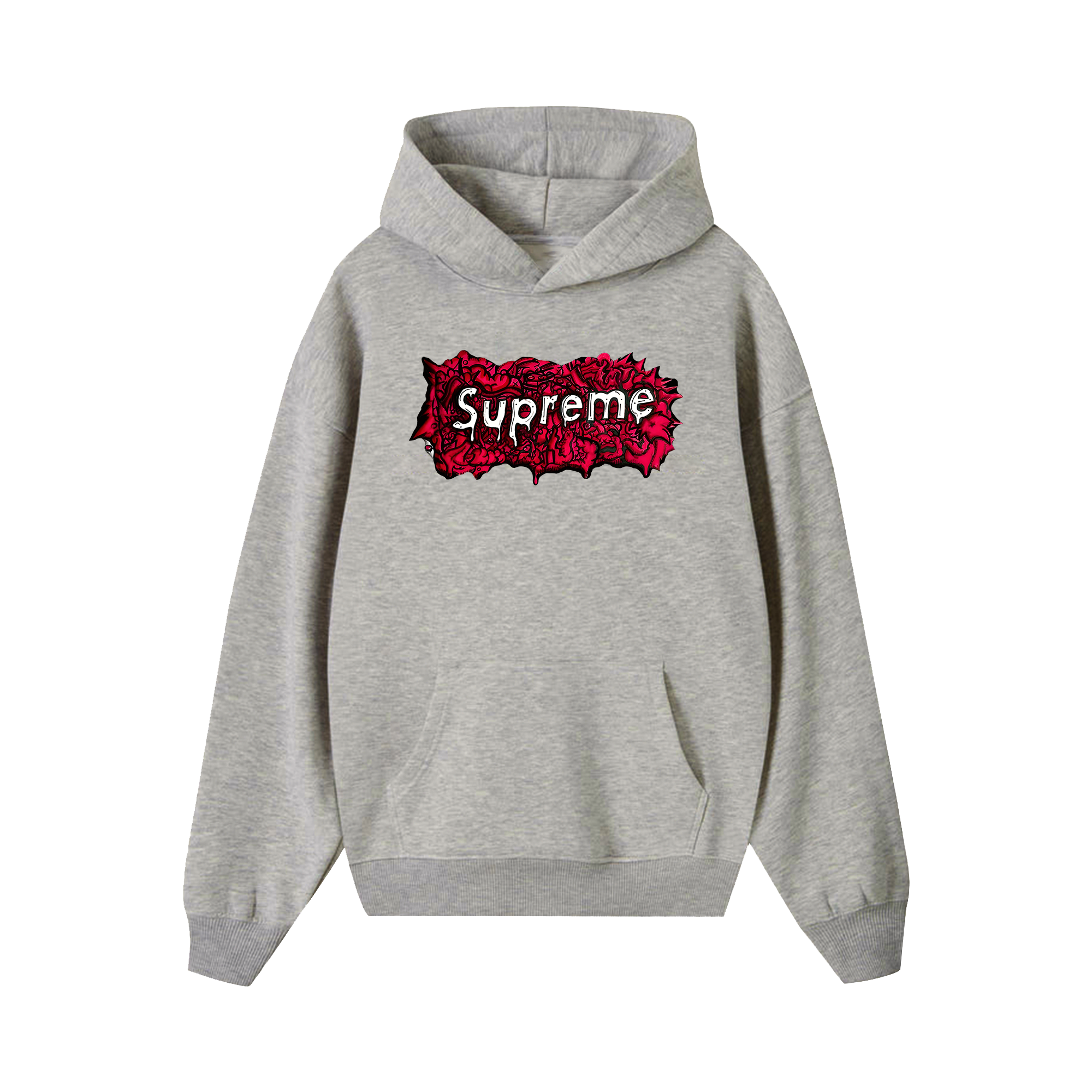 Supreme Red Color Hoodie