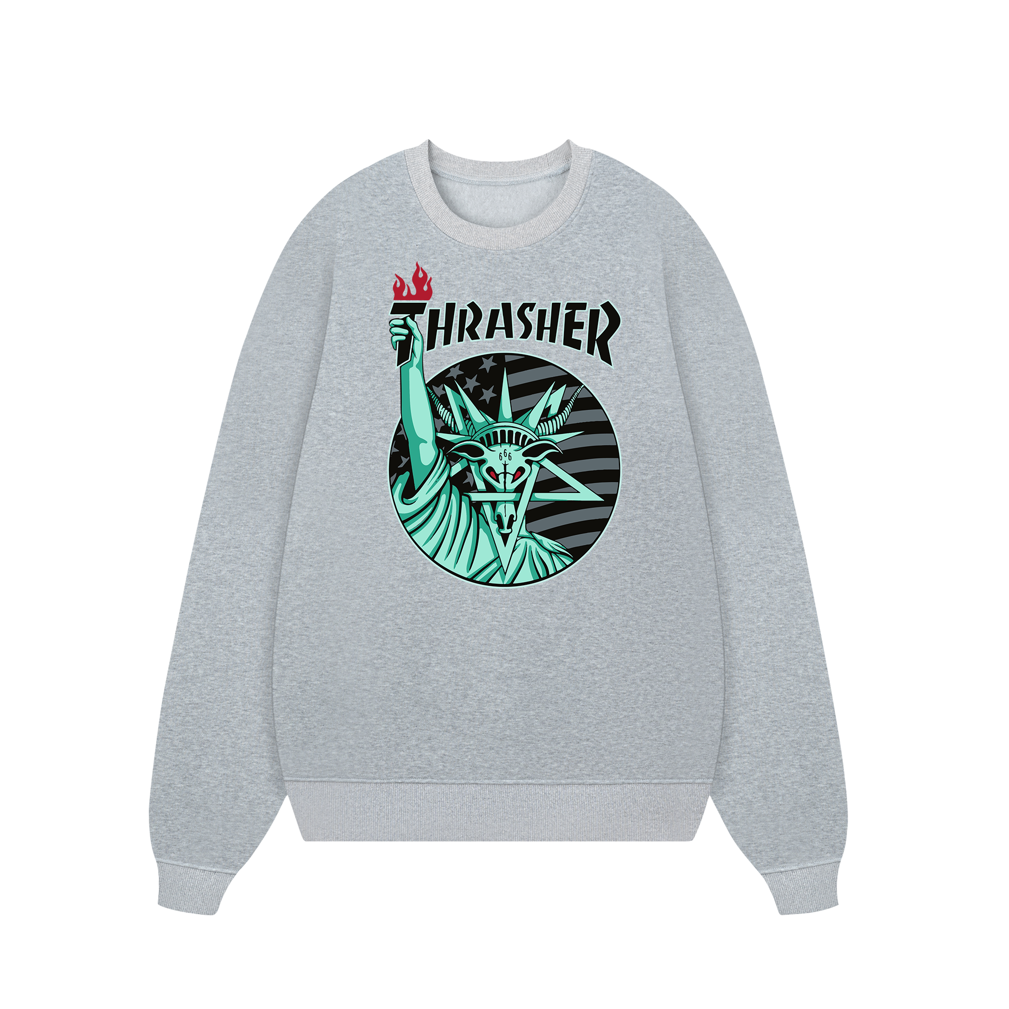 Thrasher Statue Of Liberty Sweater