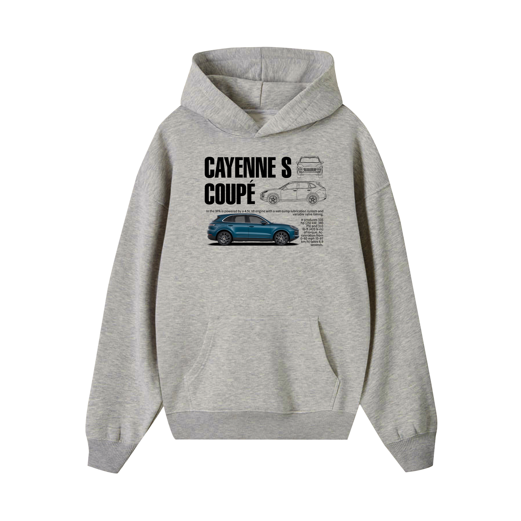 Porsche Cayenne S Coupe Classic Hoodie