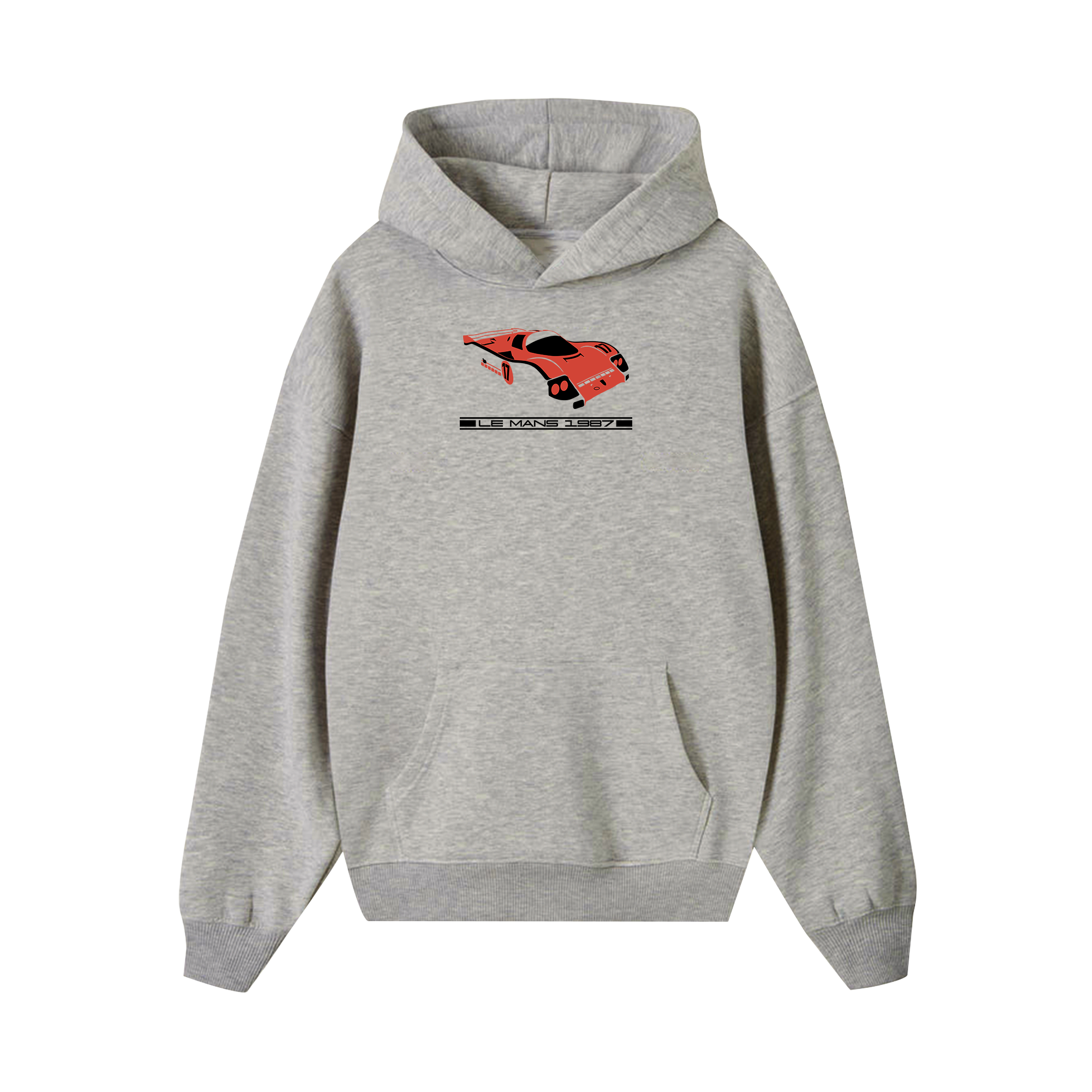 Porsche Red Le Mans 1987 Hoodie