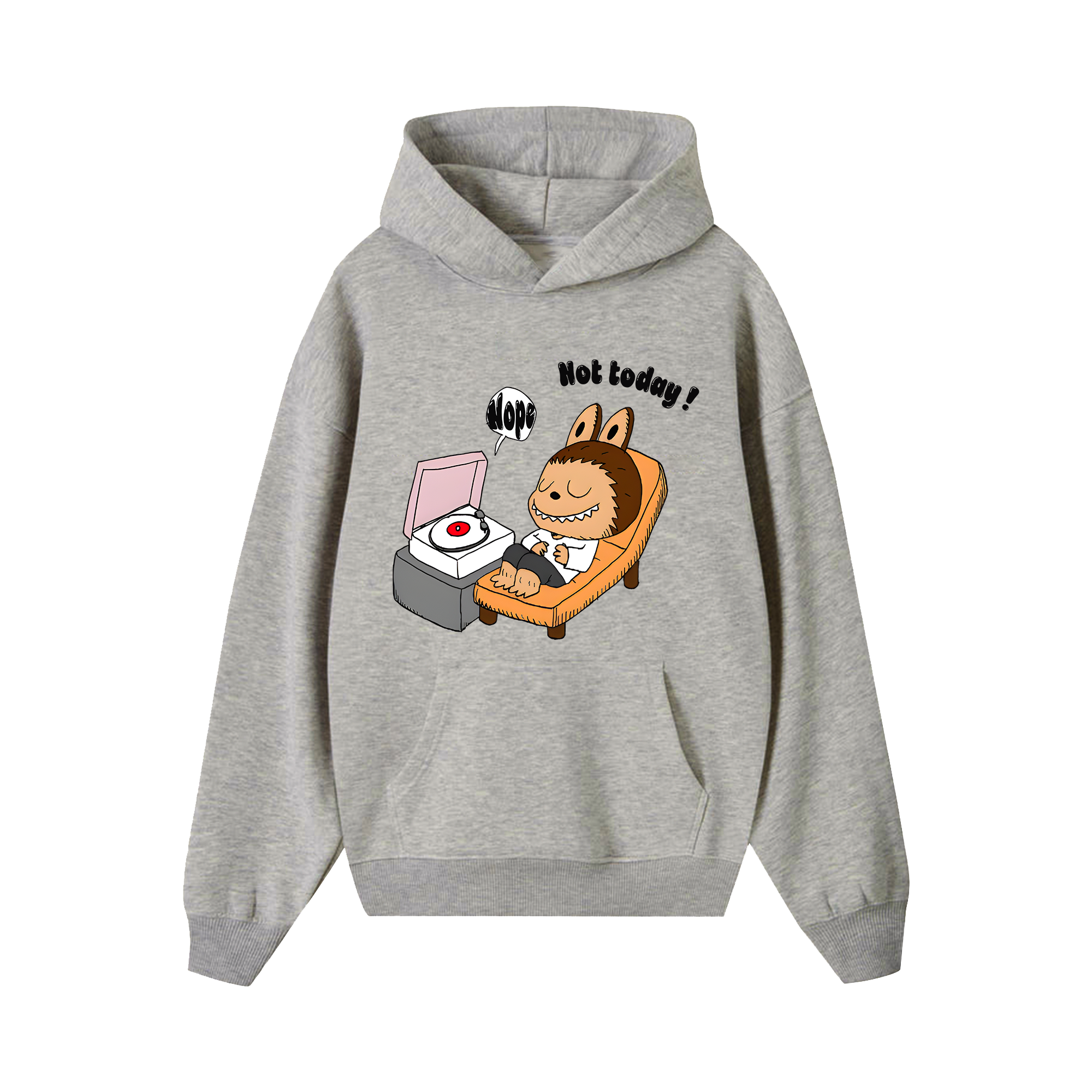 Labubu Nope Not Today Hoodie