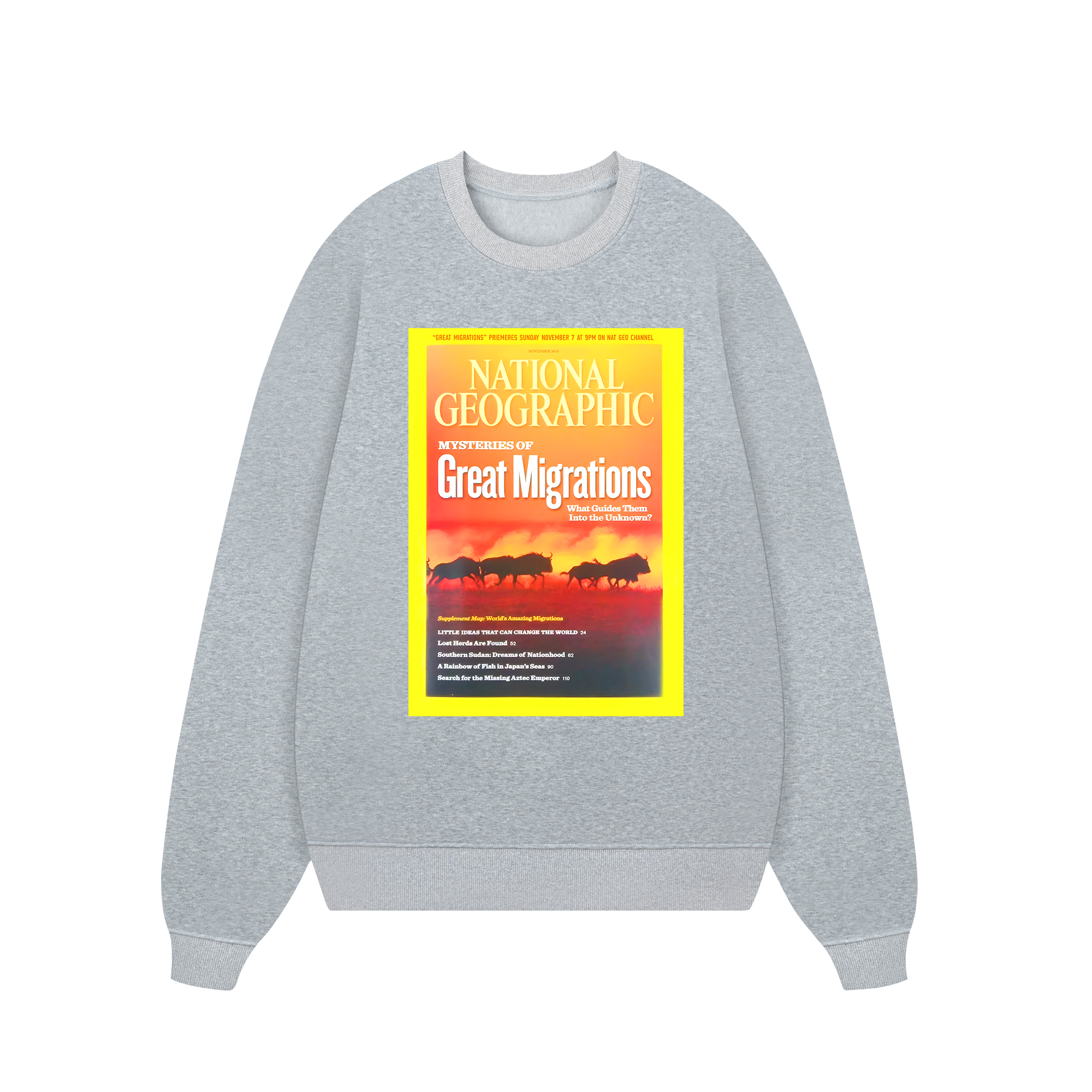 National Geographic Great Migrations Sweater