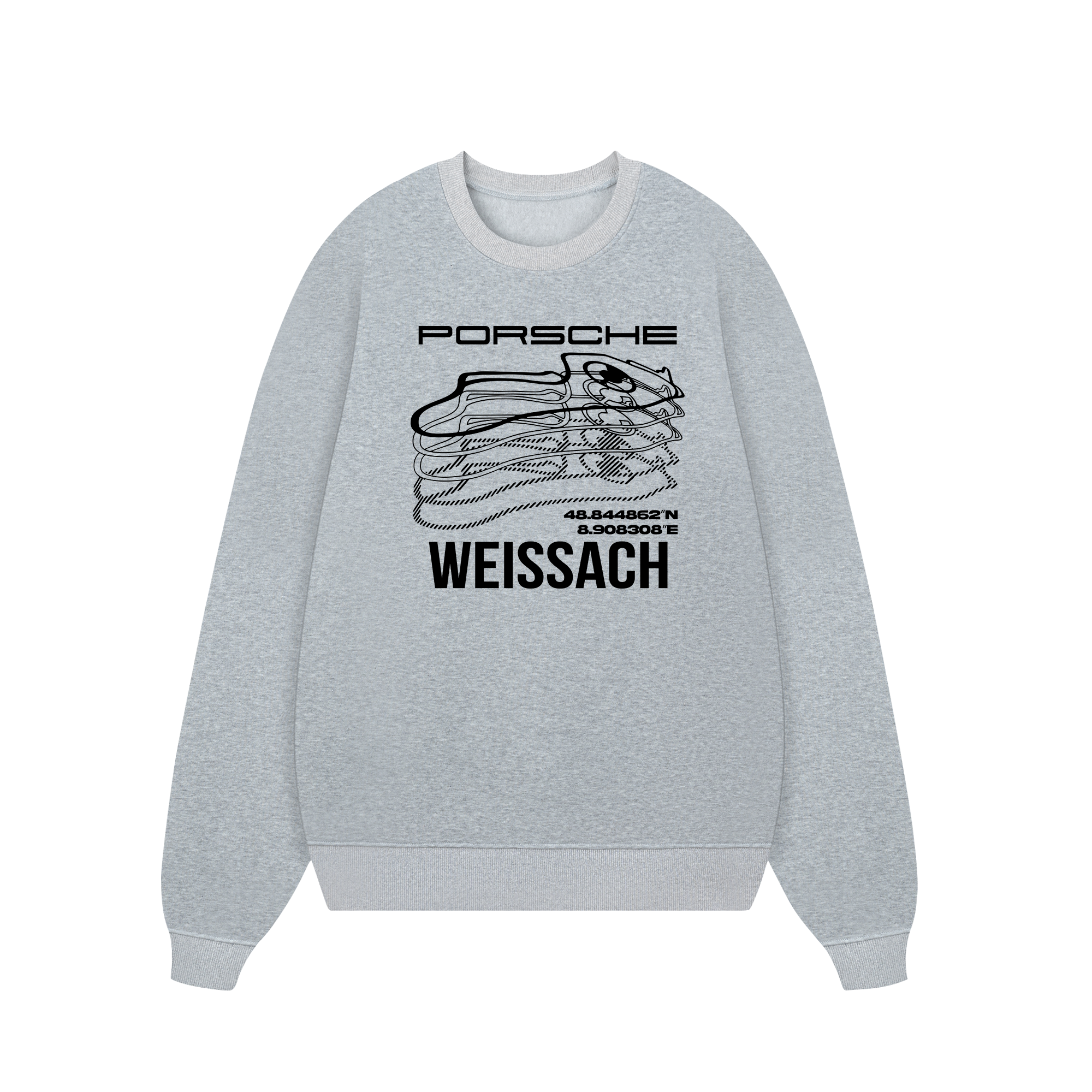 Porsche Weissach Map Sweater