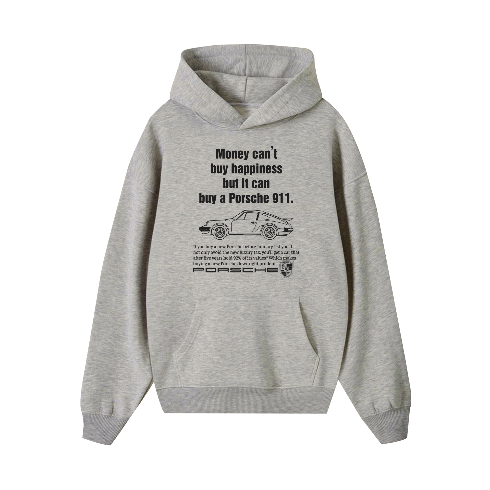 Porsche Money Can't Buy Happiness Hoodie