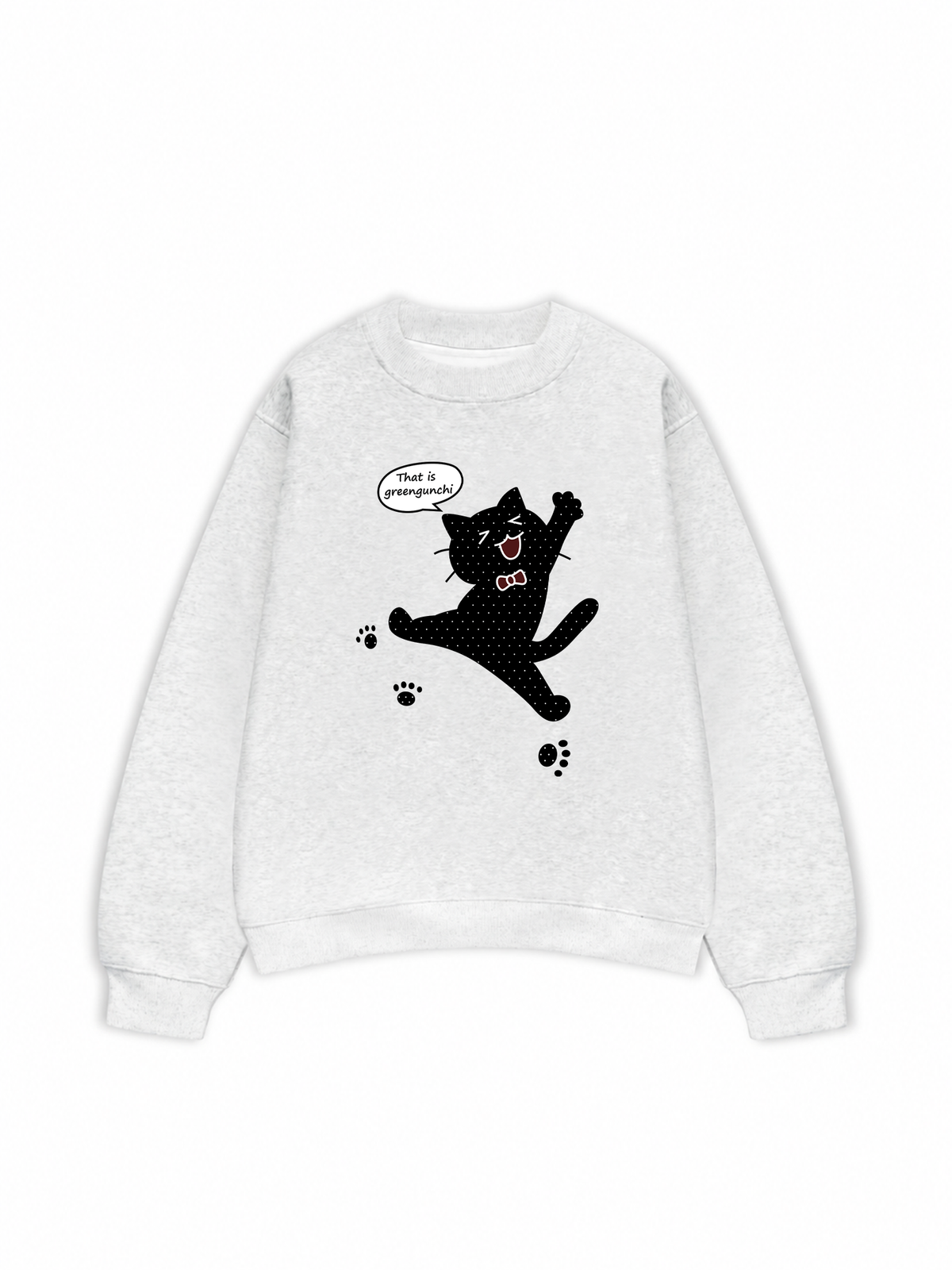 Áo Sweater Nỉ Hai Da Dotty Mood Cute Cat