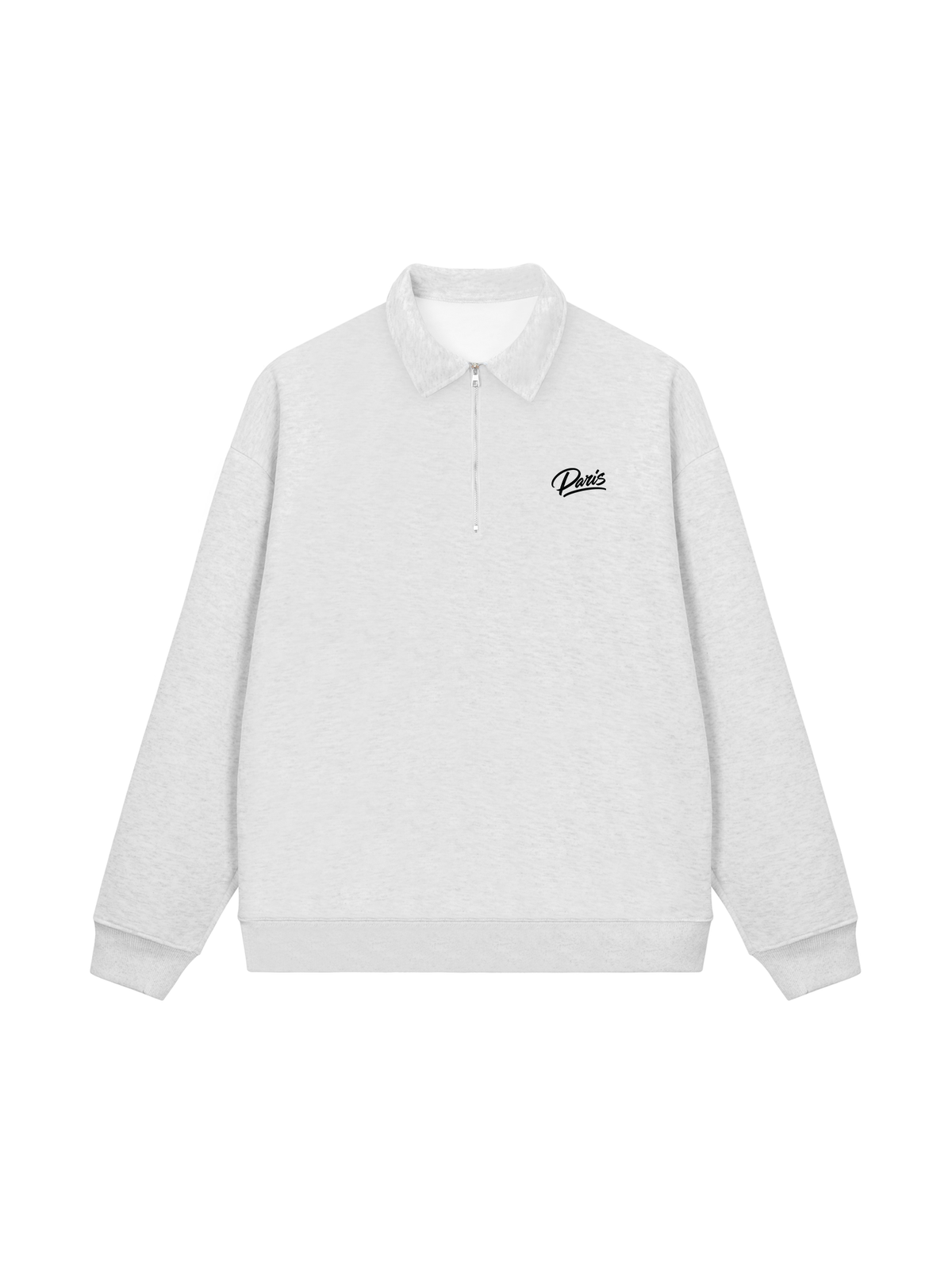 Áo Sweater Polo Nỉ Hai Da Paris Basic Logo