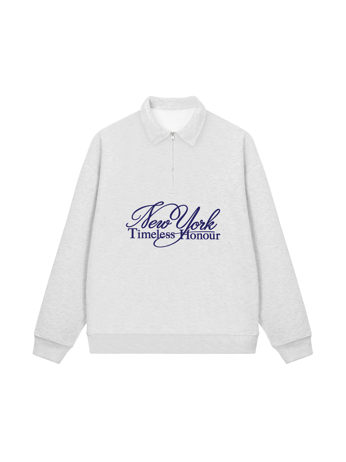 Áo Sweater Polo Nỉ Hai Da  New York Timeless Honour