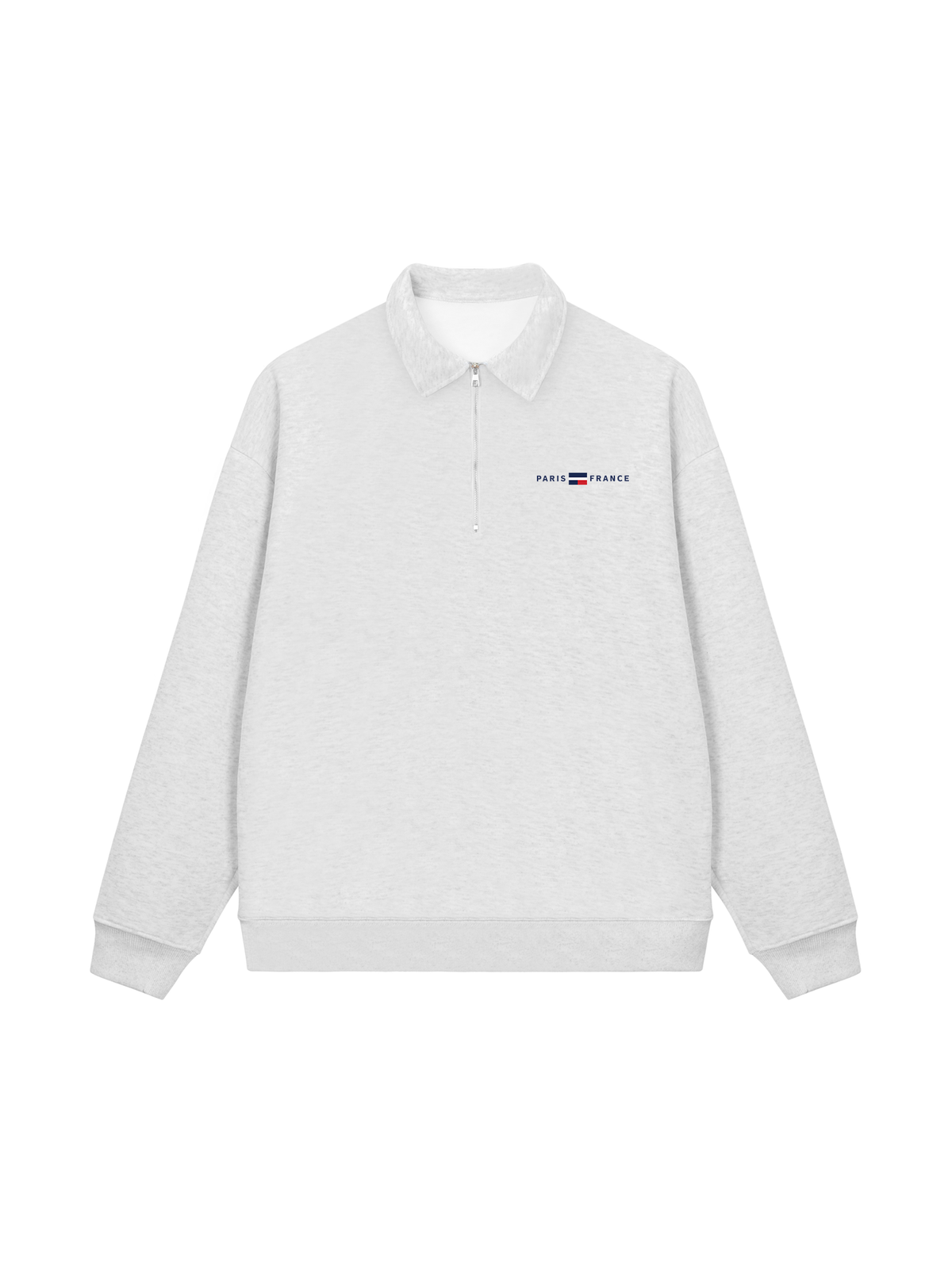 Áo Sweater Polo Nỉ Hai Da City Paris France