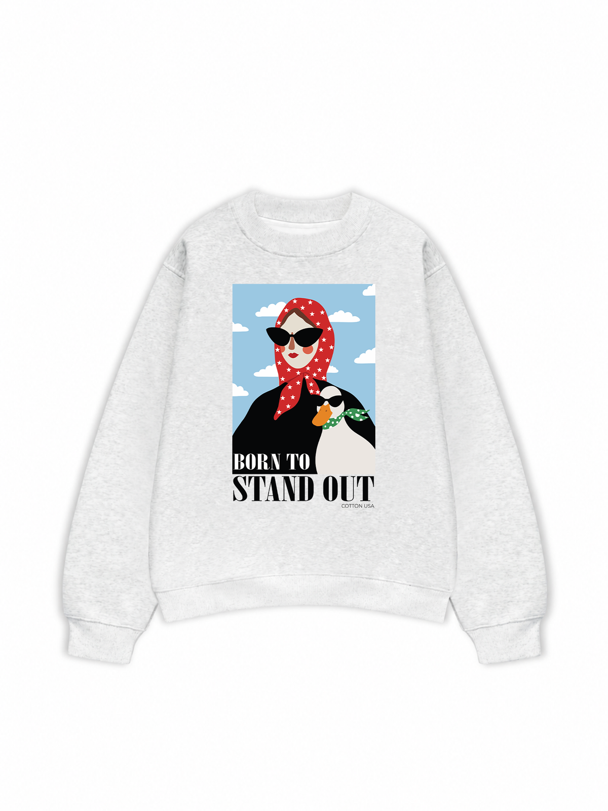 Áo Sweater Nỉ Hai Da Farm Born To Stand Out