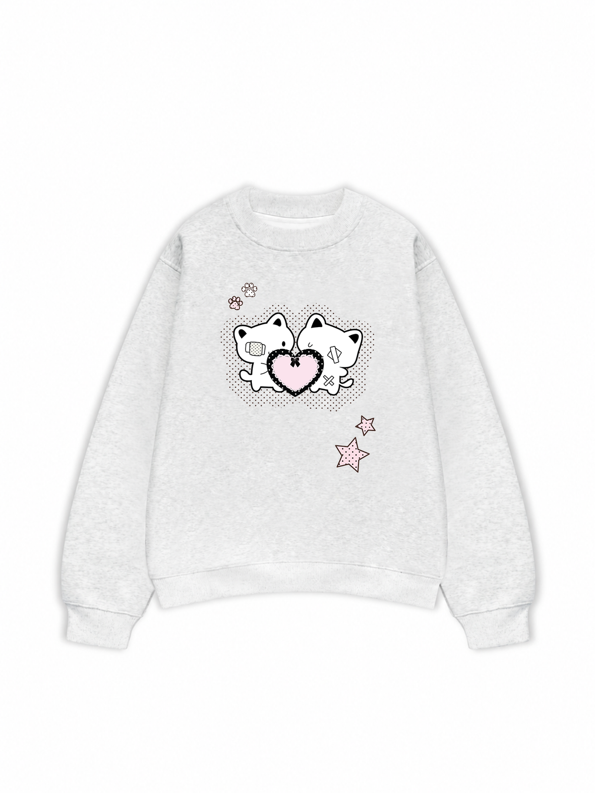 Áo Sweater Nỉ Hai Da Dotty Mood Starlight Kitty Care