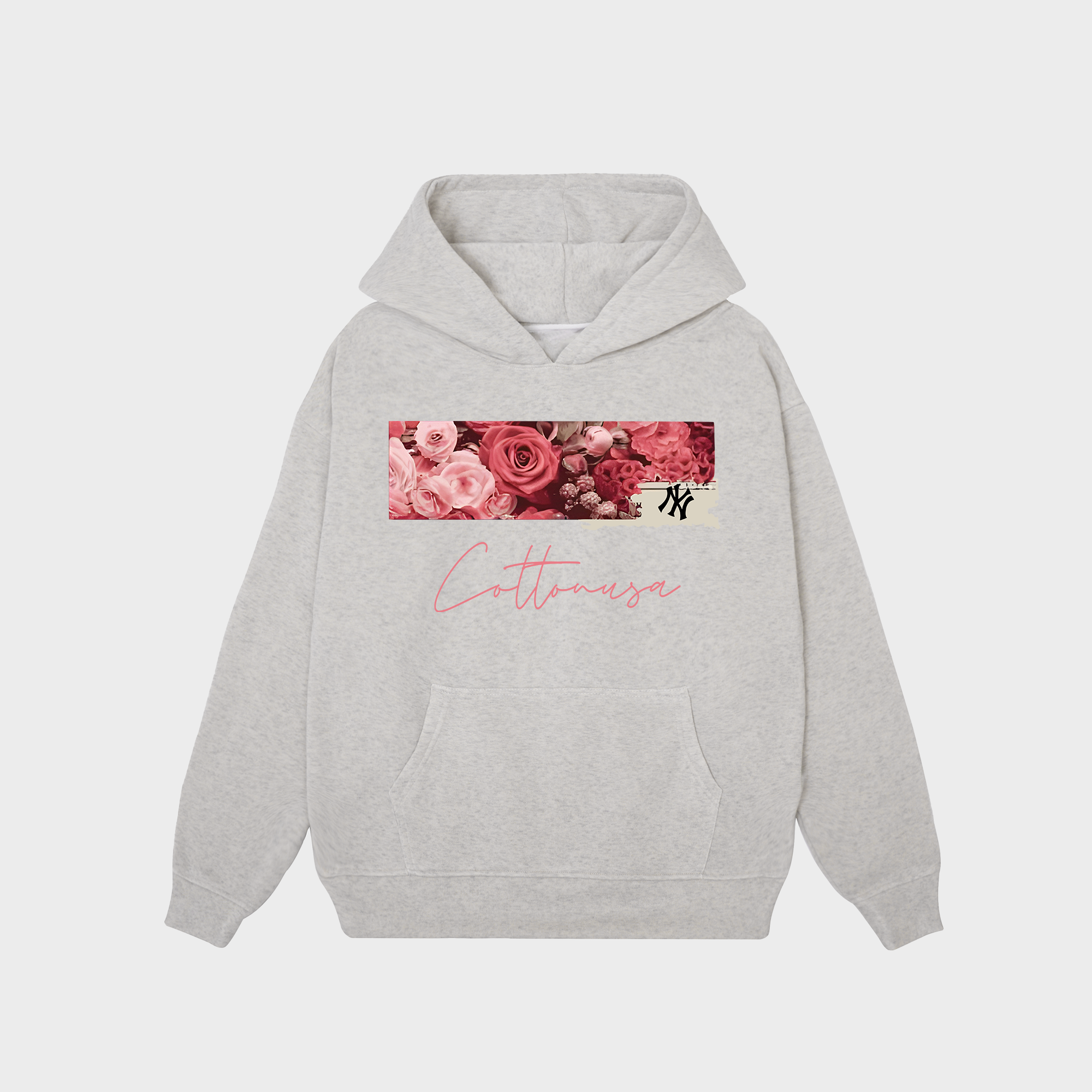 MLB Floral Rose Logo Retro Hoodie