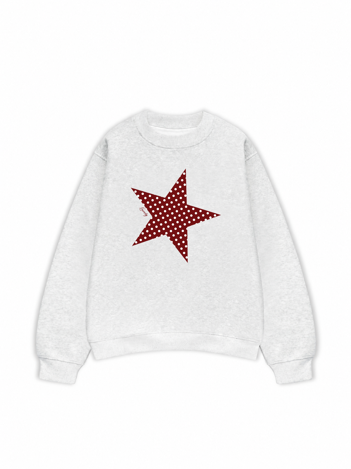 Áo Sweater Nỉ Hai Da Dotty Mood Polka Dot Star