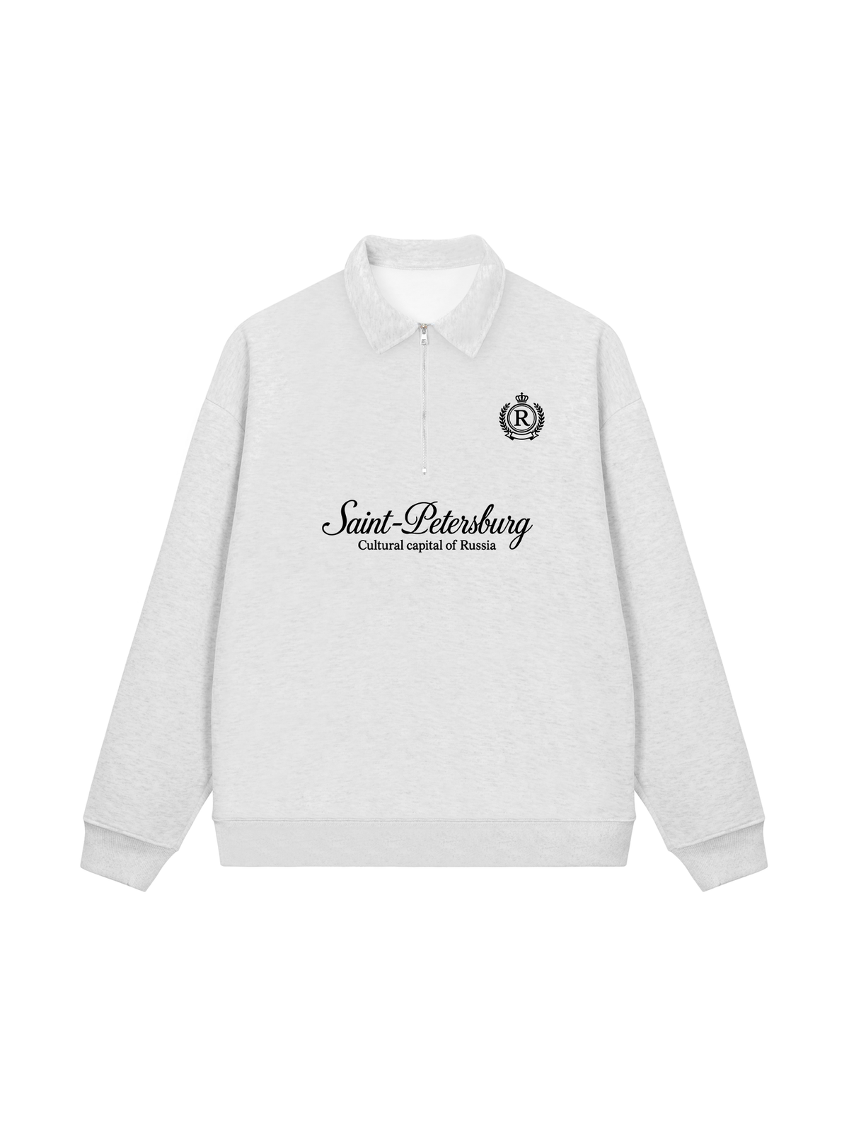 Áo Sweater Polo Nỉ Hai Da  Saint Petersburg