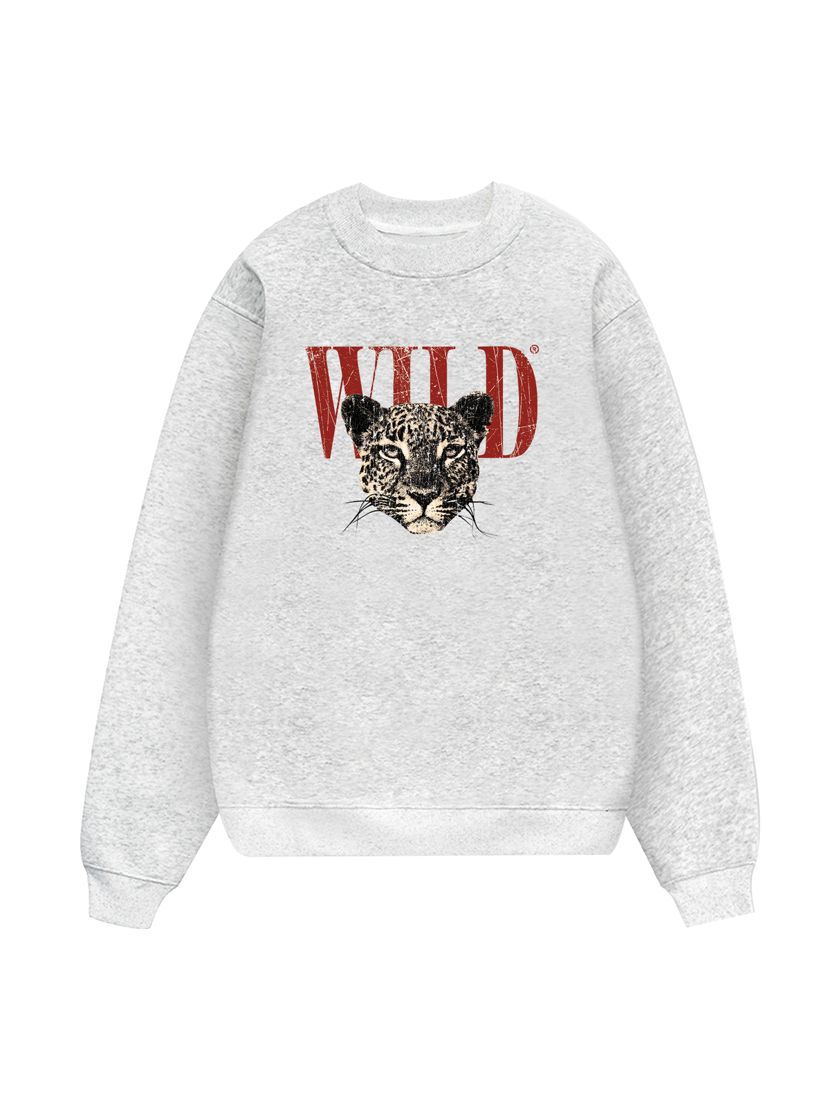 Sweater Urban Leopard Crimson Wild