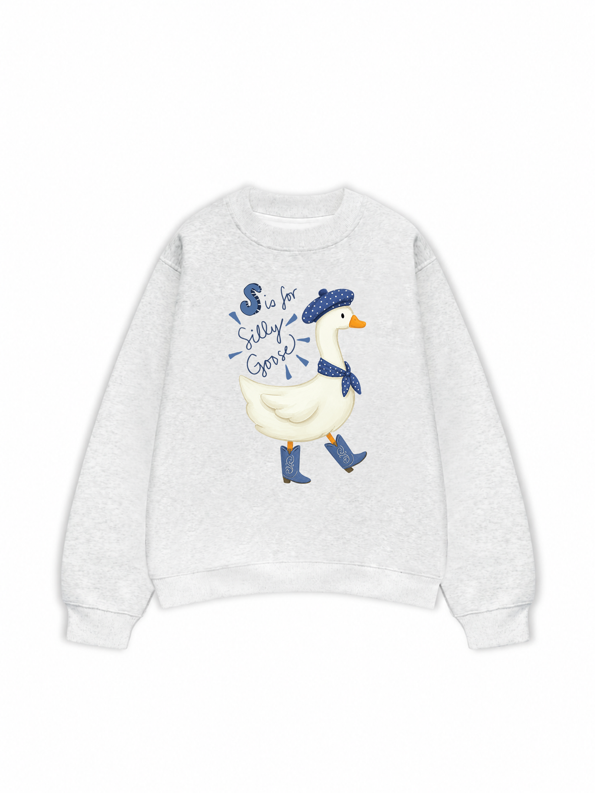Áo Sweater Nỉ Hai Da Farm Silly Goose