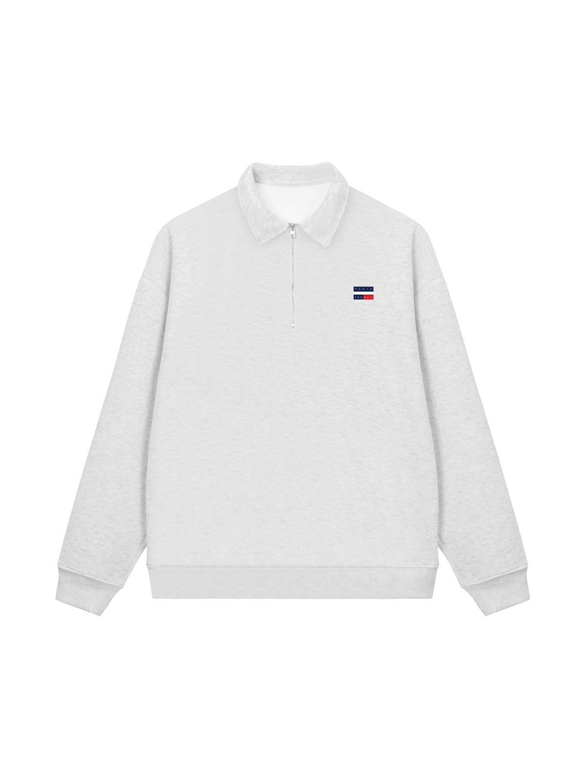 Áo Sweater Polo Nỉ Hai Da Paris France Flag