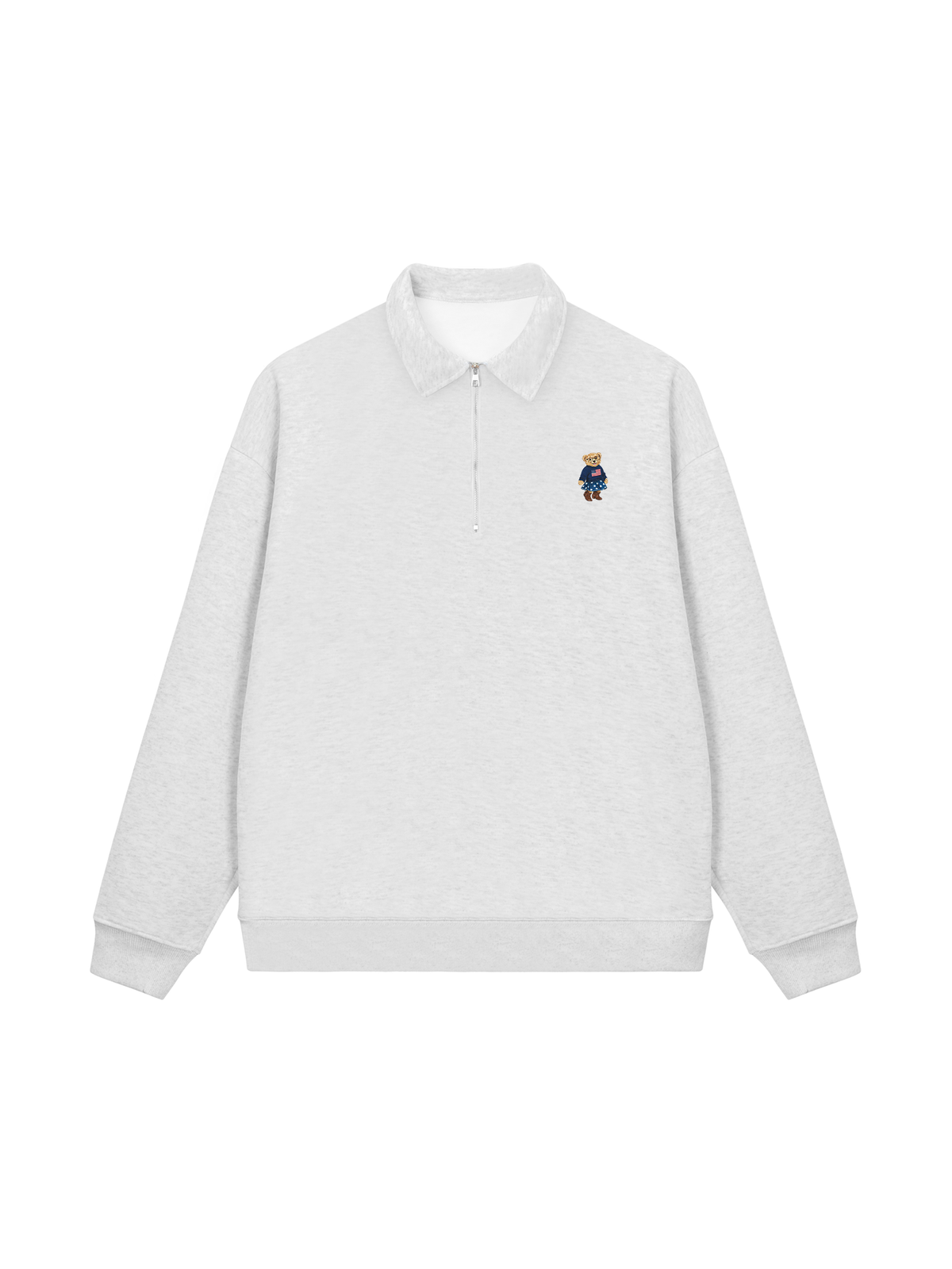 Áo Sweater Polo Nỉ Hai Da  American Girl
