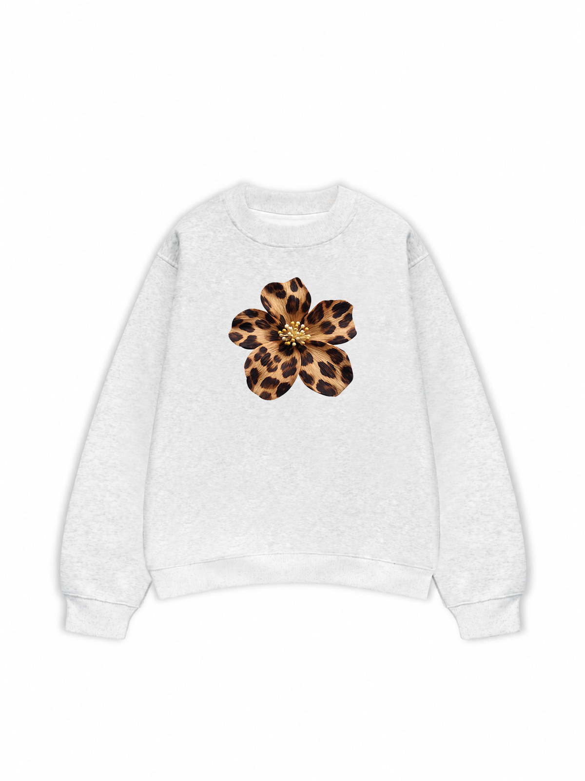 Áo Sweater Nỉ Hai Da Urban Leopard  Safari Spotted Petals