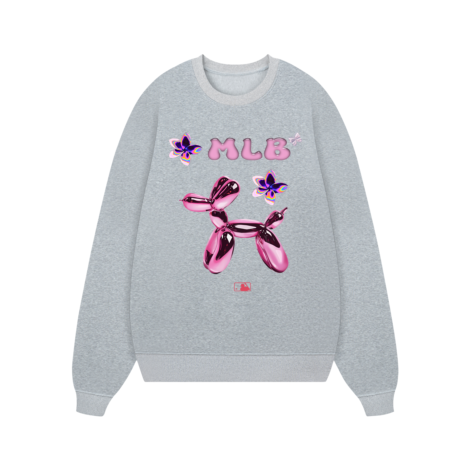 MLB Floral Hologram Balloon Dog Sweater