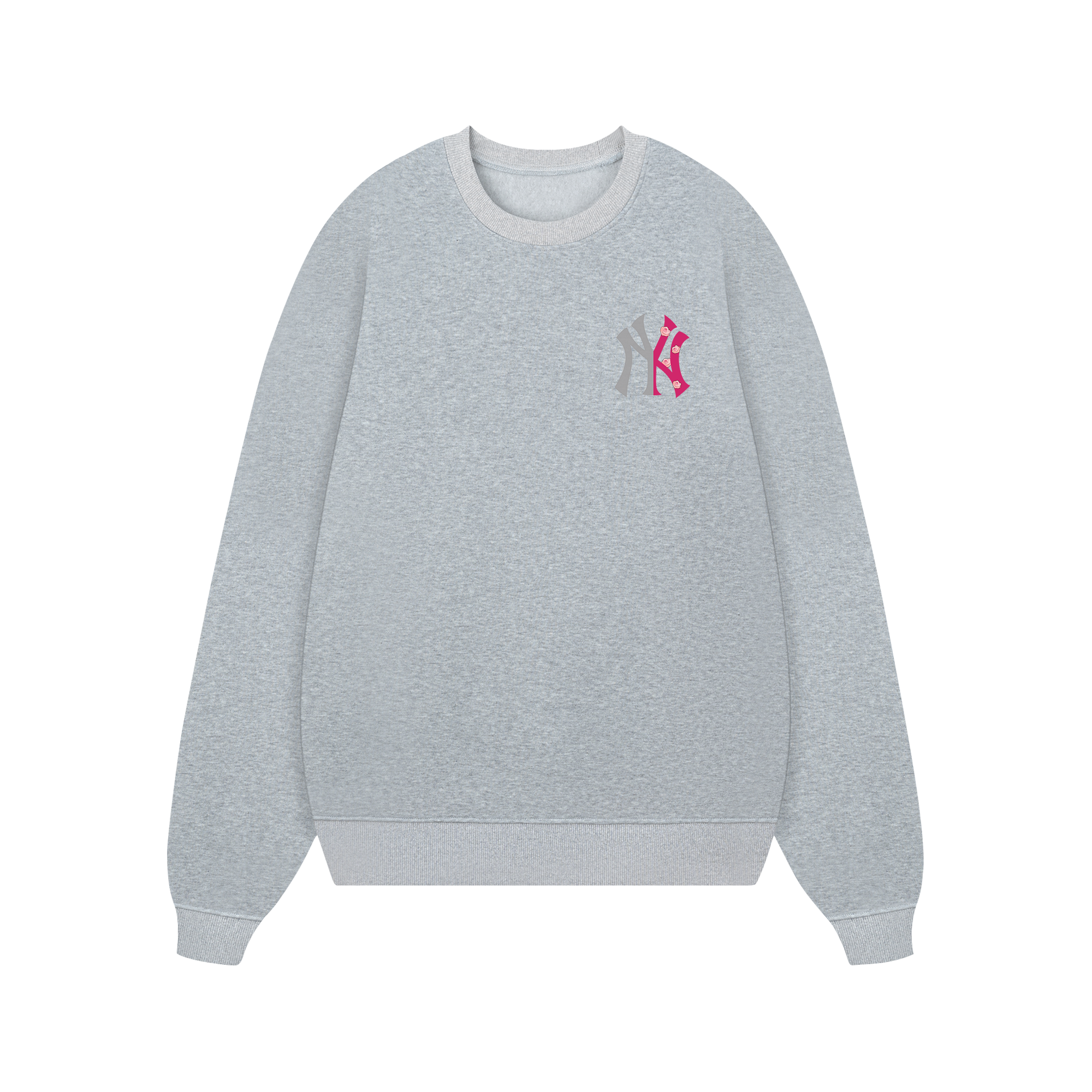 MLB Floral Pink Rose Sweater