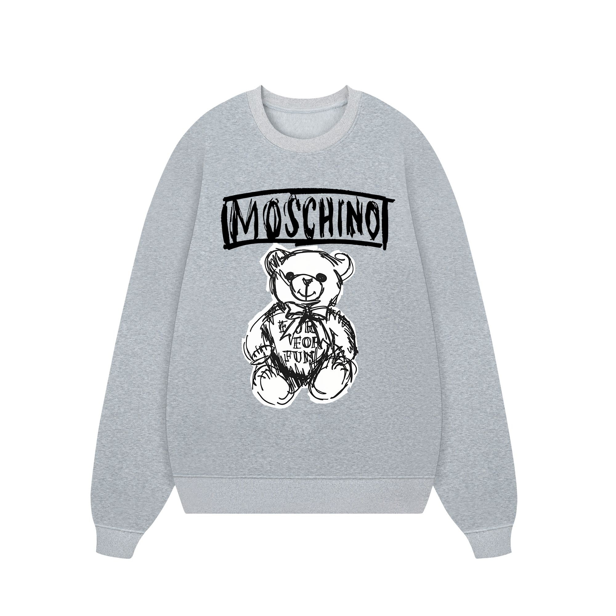 Moschino Black And White Sweater