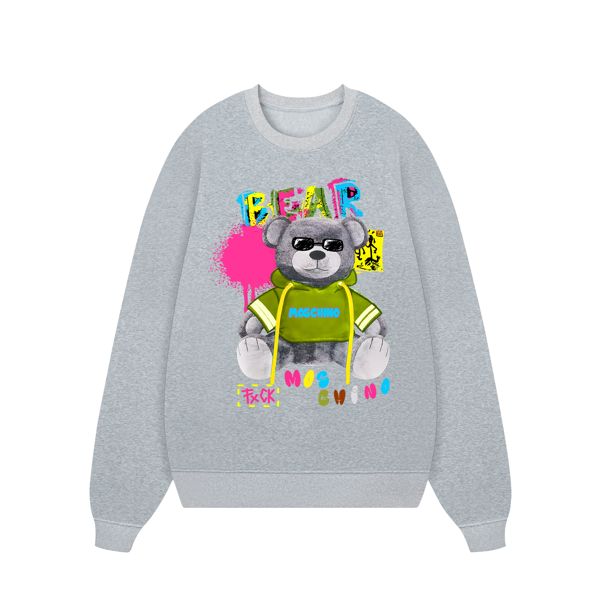 Moschino Colorful Bear Sweater