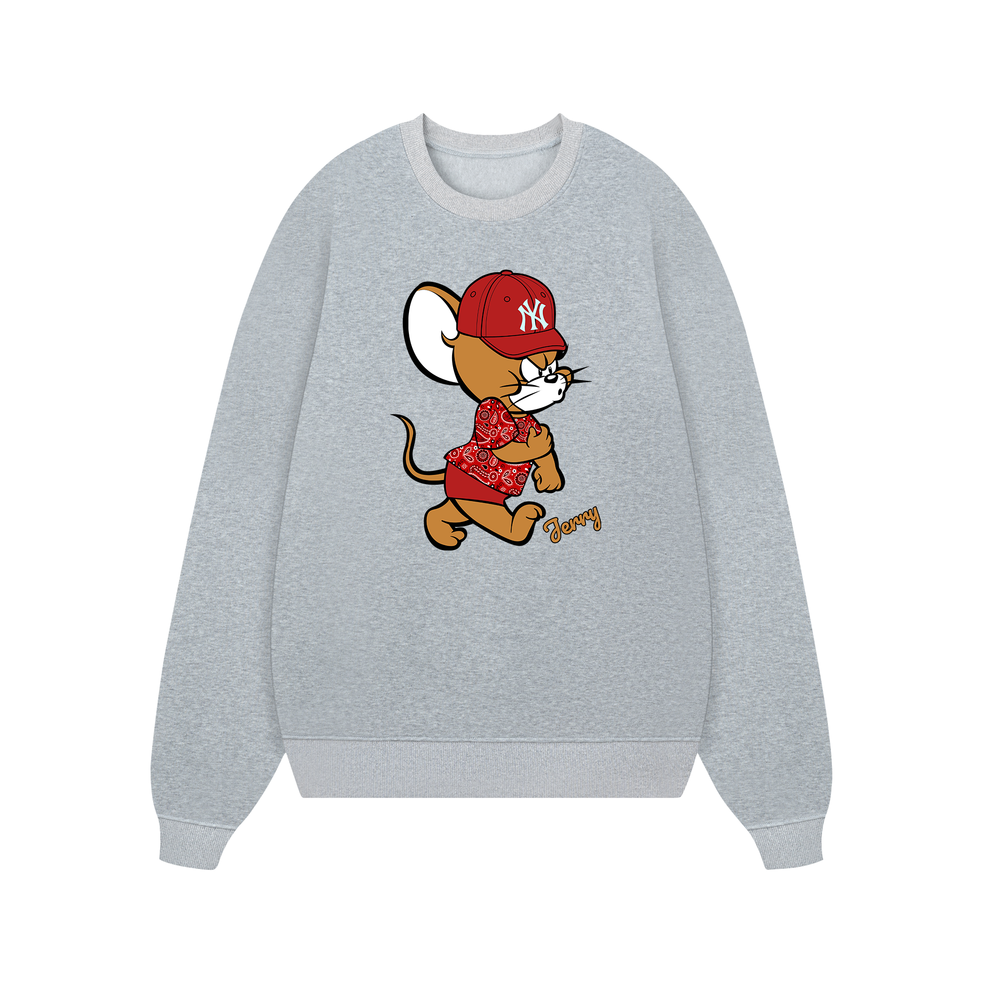 MLB Floral Funny Disney Jerry Sweater