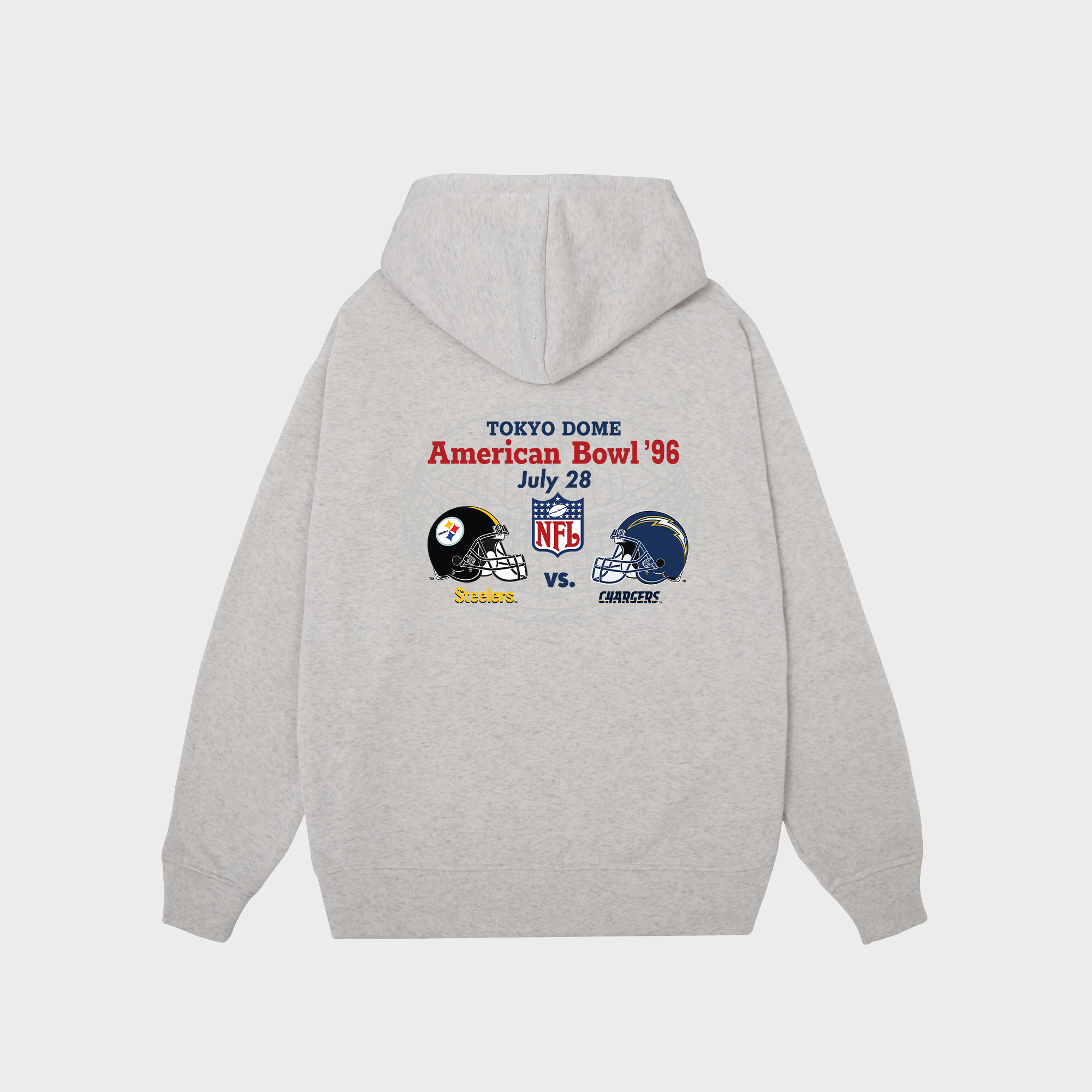 NFL Tokyo Dome 1996 Chargers Vs Steelers Hoodie