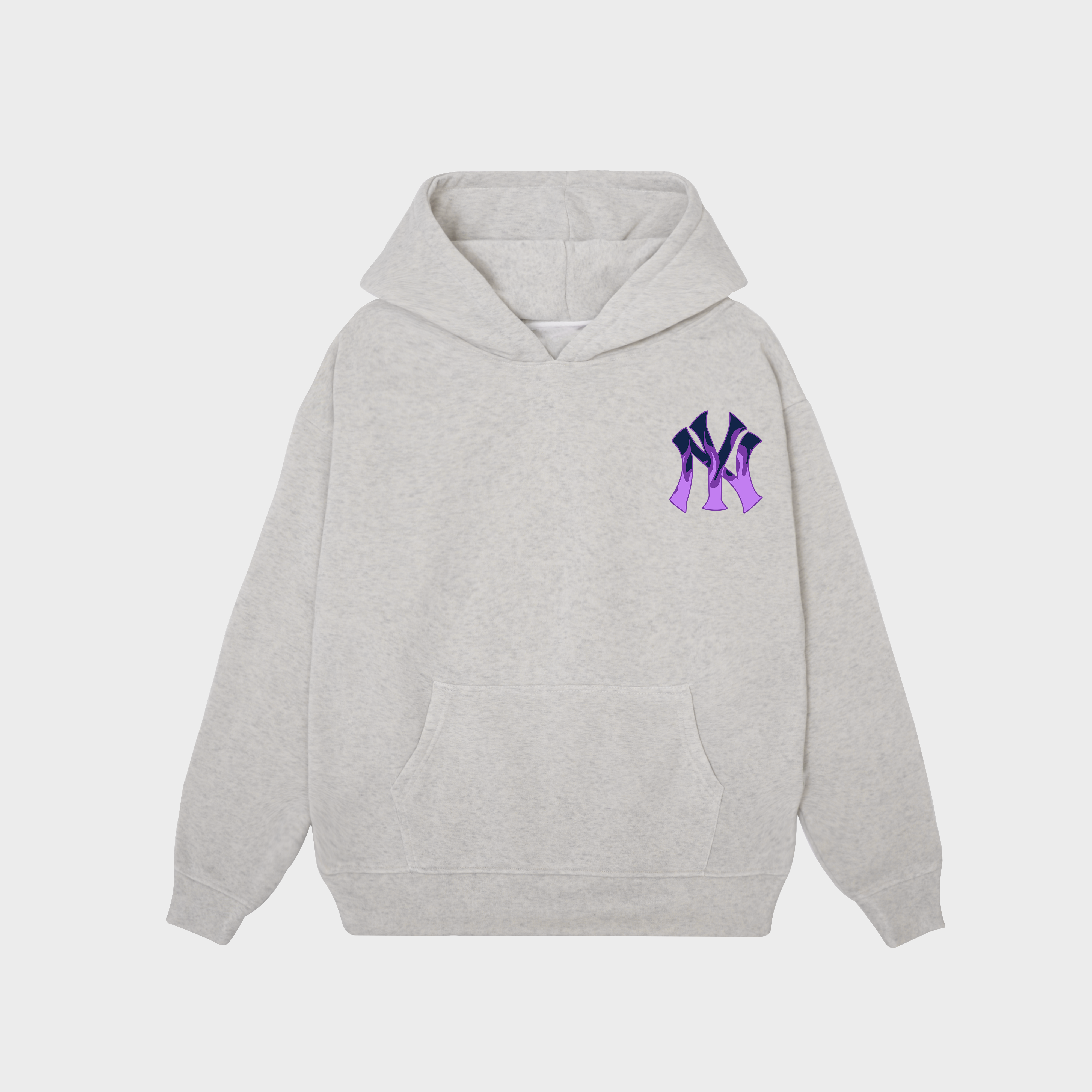 MLB New York Yankees Purple Fire Hoodie