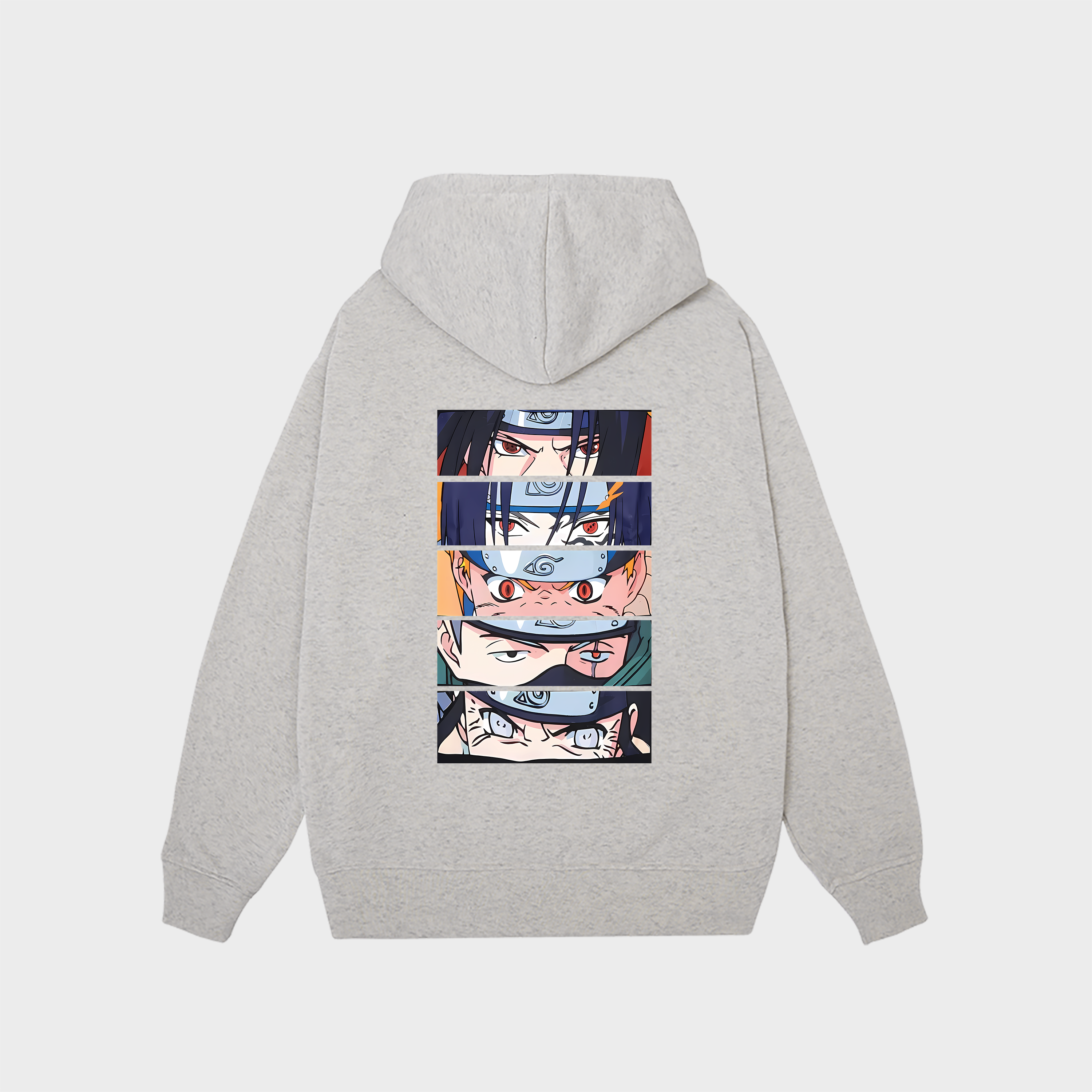 NARUTO GROUP STACKED EYES HOODIE / XÁM