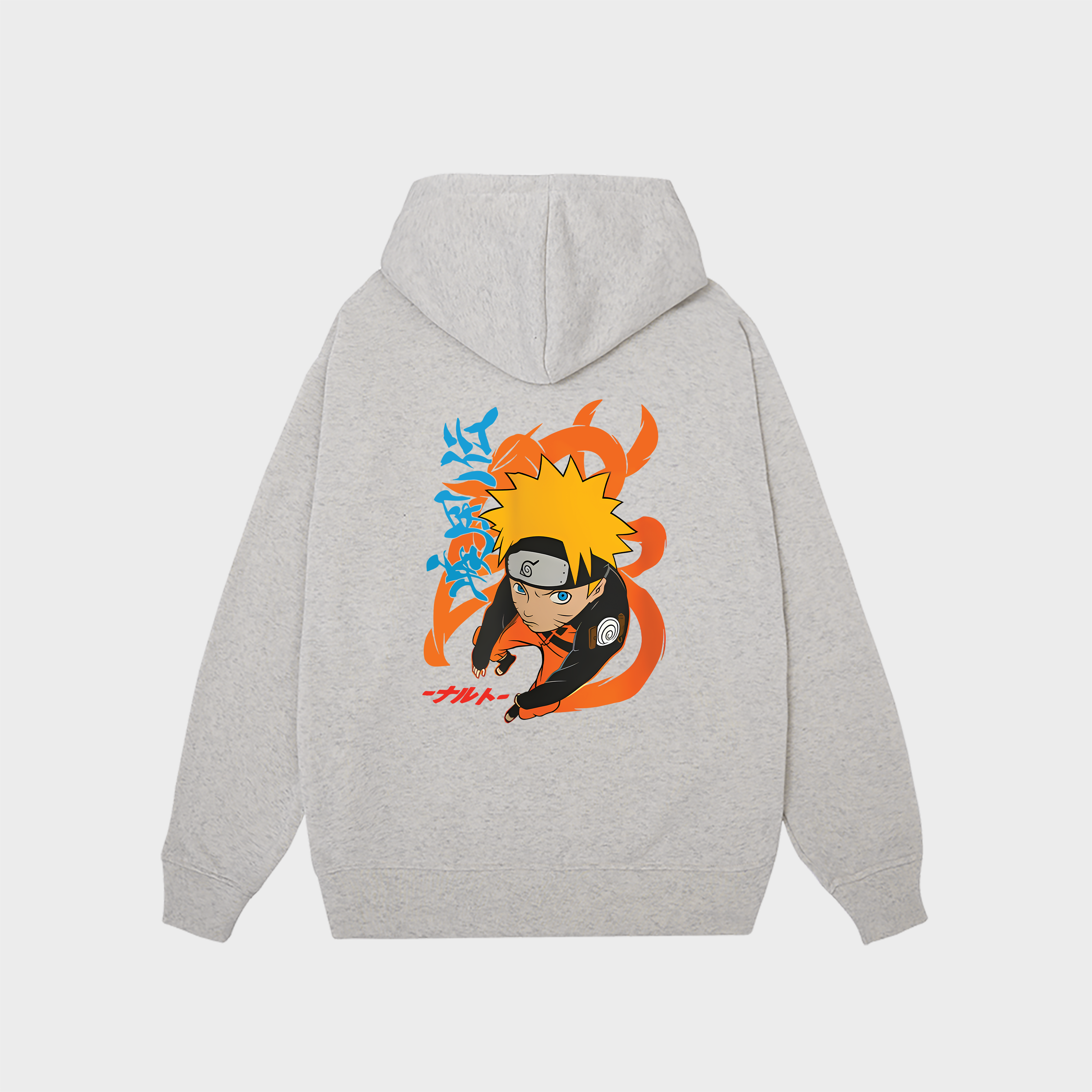 NARUTO UZUMAKI UNISEX HOODIE / XÁM