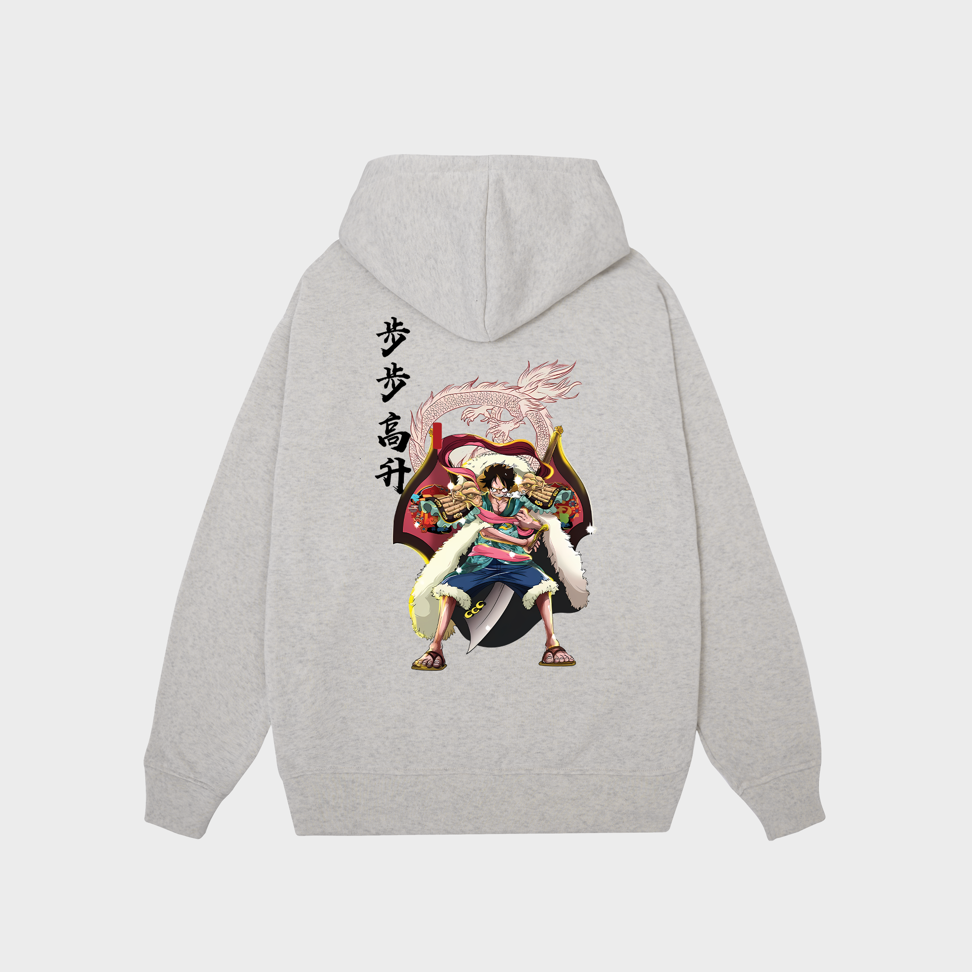 ONE PIECE LUFFY GEAR 5 HOODIE / XÁM TIÊU