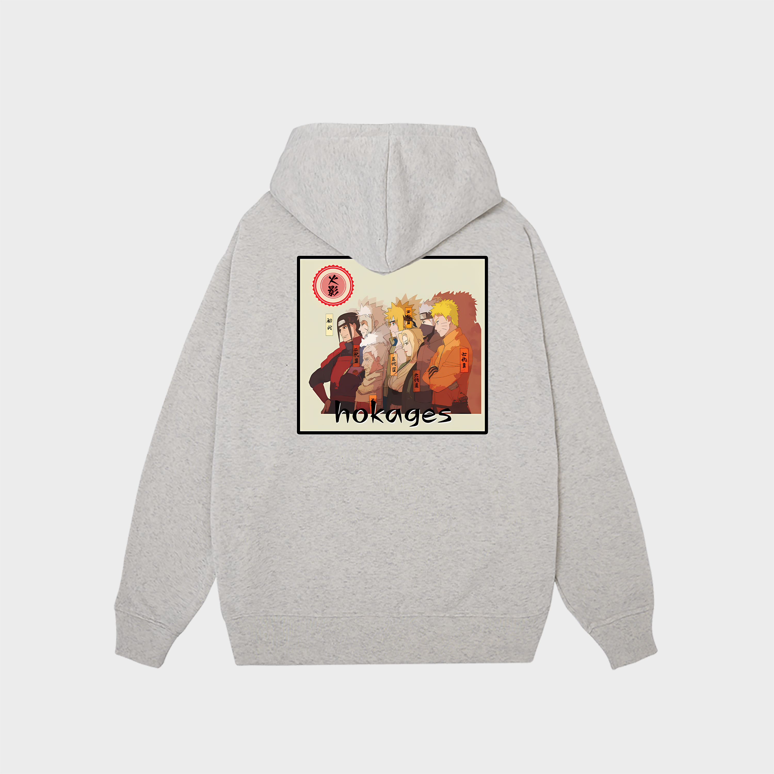 NARUTO HOKAGES HOODIE / XÁM