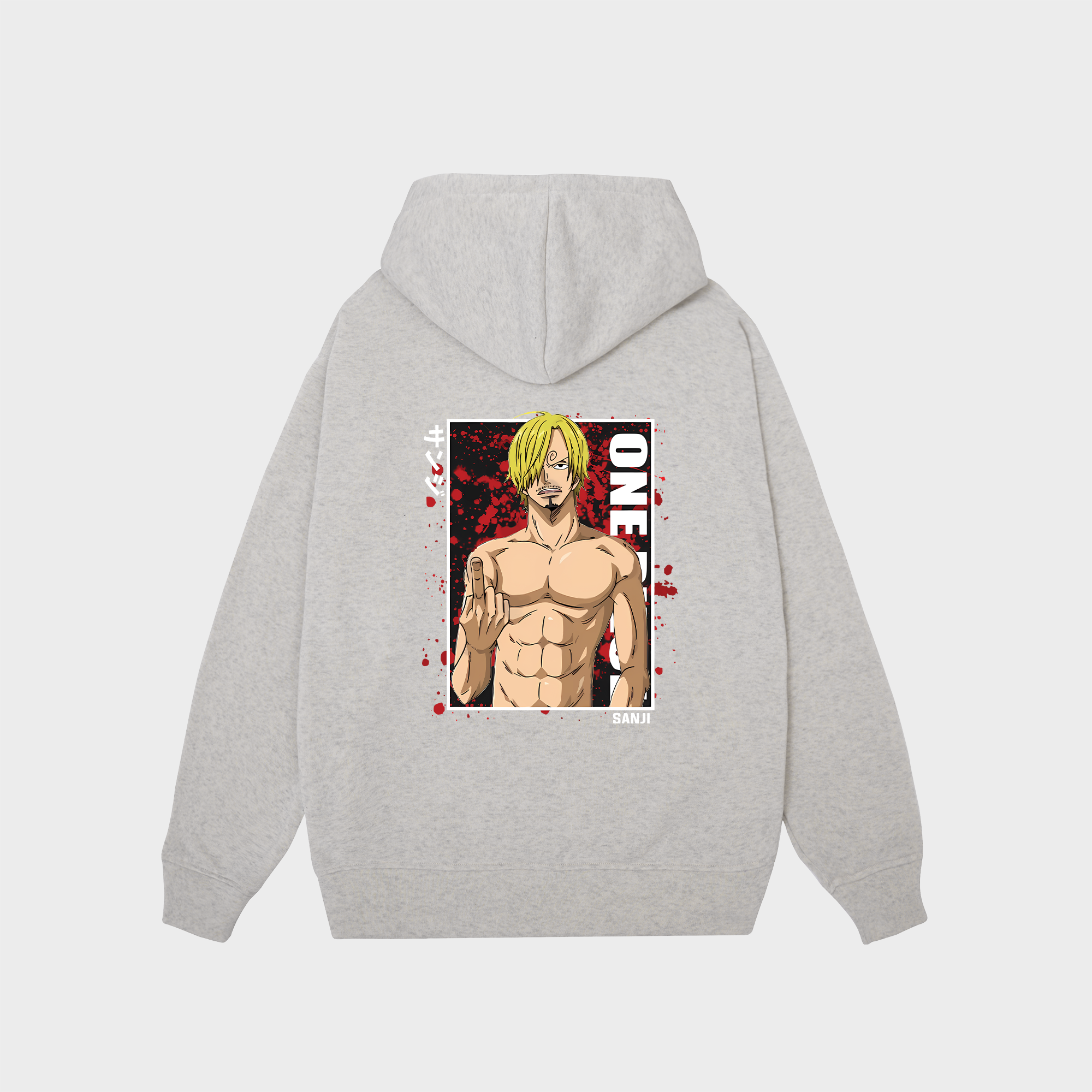 ONE PIECE SANJI HOODIE / XÁM TIÊU